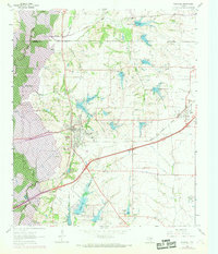 preview thumbnail of historical topo map of Rockwall, TX in 1963
