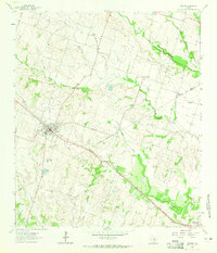 Download a high-resolution, GPS-compatible USGS topo map for Rogers, TX (1965 edition)