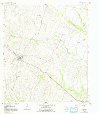 Download a high-resolution, GPS-compatible USGS topo map for Rogers, TX (1991 edition)