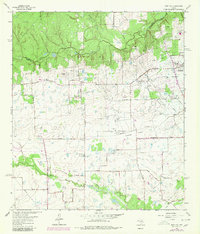 Download a high-resolution, GPS-compatible USGS topo map for Rose Hill, TX (1980 edition)