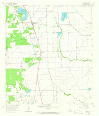 Download a high-resolution, GPS-compatible USGS topo map for Rosharon, TX (1966 edition)