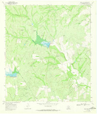 Download a high-resolution, GPS-compatible USGS topo map for Rosita NE, TX (1972 edition)