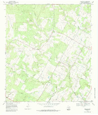 preview thumbnail of historical topo map of Atascosa County, TX in 1968
