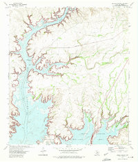 preview thumbnail of historical topo map of Val Verde County, TX in 1972