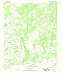 Download a high-resolution, GPS-compatible USGS topo map for Round Prairie, TX (1968 edition)