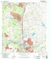 Download a high-resolution, GPS-compatible USGS topo map for Round Rock, TX (1987 edition)