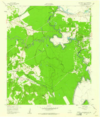 Download a high-resolution, GPS-compatible USGS topo map for Roustabout Camp, TX (1961 edition)