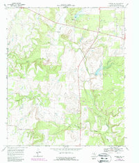 Download a high-resolution, GPS-compatible USGS topo map for Rowden NW, TX (1987 edition)