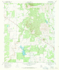 preview thumbnail of historical topo map of Callahan County, TX in 1968