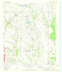 Download a high-resolution, GPS-compatible USGS topo map for Rowlett, TX (1968 edition)