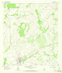 Download a high-resolution, GPS-compatible USGS topo map for Runge, TX (1965 edition)