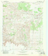preview thumbnail of historical topo map of Dickens County, TX in 1968