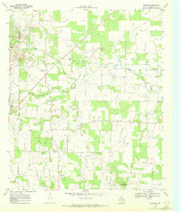 Download a high-resolution, GPS-compatible USGS topo map for Sabanno, TX (1972 edition)