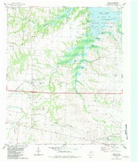 Download a high-resolution, GPS-compatible USGS topo map for Sadler, TX (1983 edition)