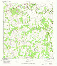 Download a high-resolution, GPS-compatible USGS topo map for Saint Hedwig, TX (1975 edition)