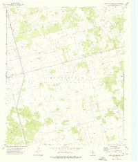 Download a high-resolution, GPS-compatible USGS topo map for Saint Lawrence SE, TX (1976 edition)