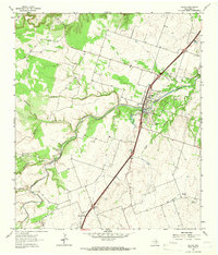 Download a high-resolution, GPS-compatible USGS topo map for Salado, TX (1966 edition)