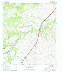 Download a high-resolution, GPS-compatible USGS topo map for Salado, TX (1987 edition)