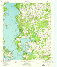 preview thumbnail of historical topo map of Smith County, TX in 1973