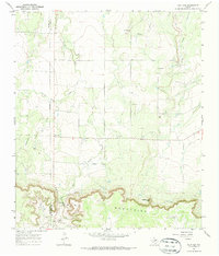 preview thumbnail of historical topo map of McCulloch County, TX in 1967