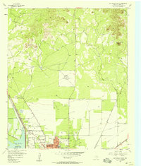 Download a high-resolution, GPS-compatible USGS topo map for San Angelo North, TX (1958 edition)