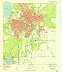 Download a high-resolution, GPS-compatible USGS topo map for San Angelo South, TX (1958 edition)
