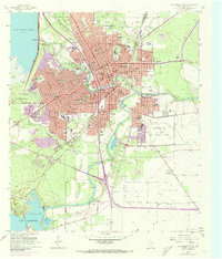 Download a high-resolution, GPS-compatible USGS topo map for San Angelo South, TX (1973 edition)