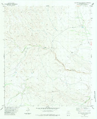 Download a high-resolution, GPS-compatible USGS topo map for San Francisco Shutups, TX (1984 edition)
