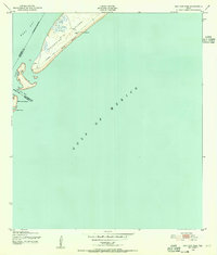 Download a high-resolution, GPS-compatible USGS topo map for San Luis Pass, TX (1955 edition)
