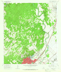 Download a high-resolution, GPS-compatible USGS topo map for San Marcos North, TX (1966 edition)