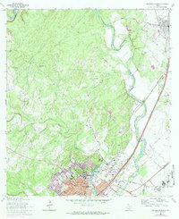 Download a high-resolution, GPS-compatible USGS topo map for San Marcos North, TX (1974 edition)