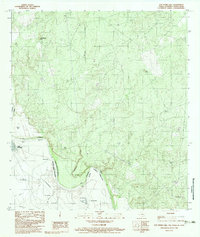 preview thumbnail of historical topo map of Webb County, TX in 1983