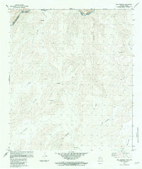 Download a high-resolution, GPS-compatible USGS topo map for San Rosendo, TX (1984 edition)
