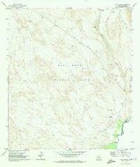 preview thumbnail of historical topo map of Brewster County, TX in 1971