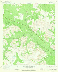 Download a high-resolution, GPS-compatible USGS topo map for Sand Bluff Draw, TX (1965 edition)