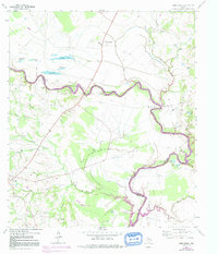preview thumbnail of historical topo map of Madison County, TX in 1964