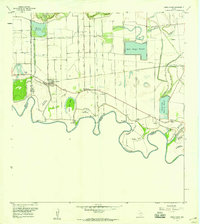 1956 Map of Santa Maria, TX, 1959 Print