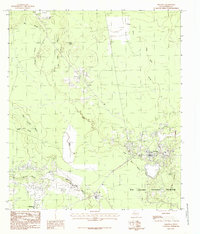 Download a high-resolution, GPS-compatible USGS topo map for Saratoga, TX (1985 edition)