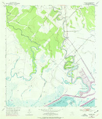 Download a high-resolution, GPS-compatible USGS topo map for Sargent, TX (1976 edition)