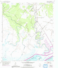 Download a high-resolution, GPS-compatible USGS topo map for Sargent, TX (1991 edition)