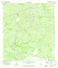 Download a high-resolution, GPS-compatible USGS topo map for Sarnosa Hill, TX (1974 edition)