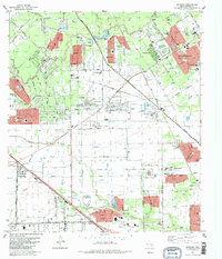 preview thumbnail of historical topo map of Harris County, TX in 1982