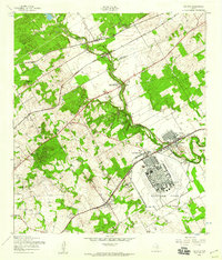 Download a high-resolution, GPS-compatible USGS topo map for Schertz, TX (1959 edition)