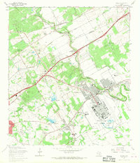 Download a high-resolution, GPS-compatible USGS topo map for Schertz, TX (1970 edition)