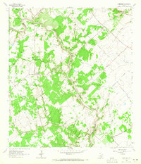 preview thumbnail of historical topo map of Victoria County, TX in 1964