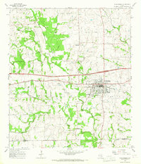 Download a high-resolution, GPS-compatible USGS topo map for Schulenburg, TX (1967 edition)