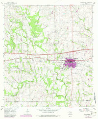 Download a high-resolution, GPS-compatible USGS topo map for Schulenburg, TX (1982 edition)