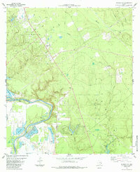 Download a high-resolution, GPS-compatible USGS topo map for Schwab City, TX (1984 edition)