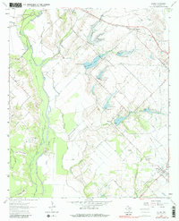 Download a high-resolution, GPS-compatible USGS topo map for Scurry, TX (1984 edition)