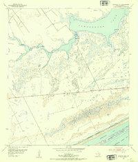 Download a high-resolution, GPS-compatible USGS topo map for Seadrift NE, TX (1953 edition)